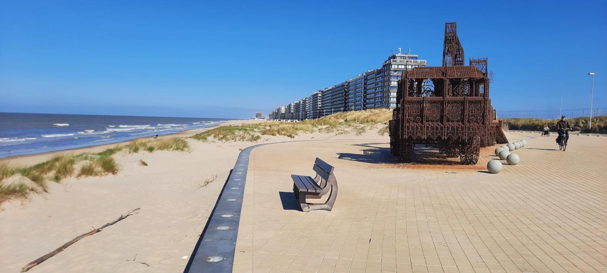 מידלקרק Beachstudio Westende With Sea View מראה חיצוני תמונה